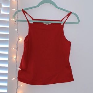 Madewell Red Tank Size XS